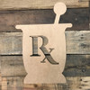Medicine Mixer RX, Unfinished Wooden Cutout Craft