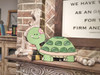 Turtle DIY, Unfinished Wooden Cutout Craft, Paint by Line