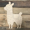 Alpaca, Unfinished Wood Shape