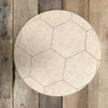 Soccer Ball, Unfinished Wooden Cutout Craft, Paint by Line