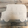 School Bus Cutout, Wooden Paint-able, Back to School Paint by Line