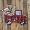 Christmas Hat Blank Sign Truck Cutout, Wooden Shape, Paint by Line