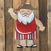 Summer Santa Cutout, Unfinished Shape, Paint by Line