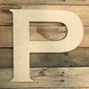 Unfinished Wood Letter Paintable DIY Craft-P
