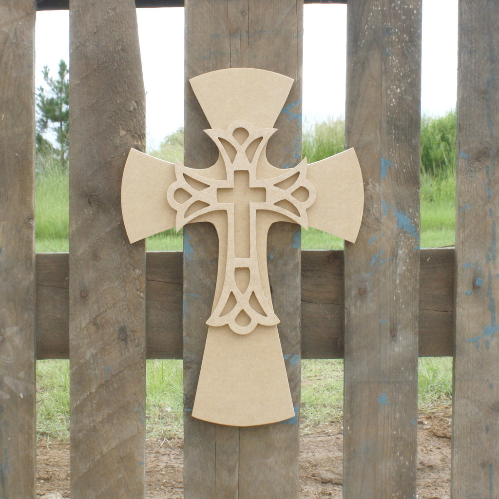 unfinished wooden crosses for crafts