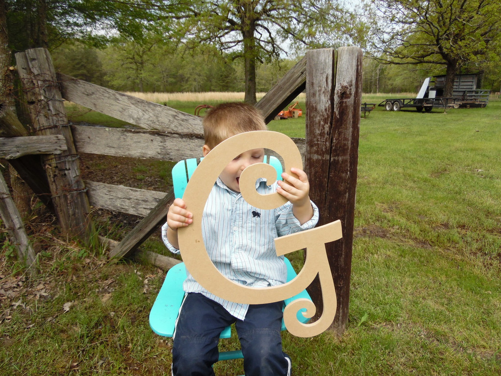 Mdf Wooden Letters Large Craft Letters G Curlz Unpainted Letters