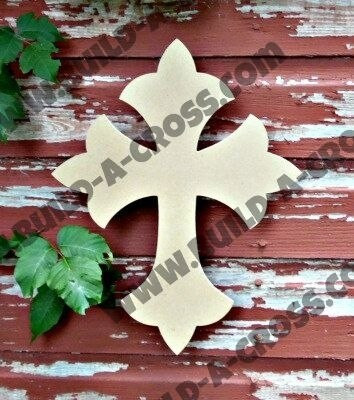 Wooden Cross, Unfinished Wood Crosses, Wall Hanging Craft, Paintable
