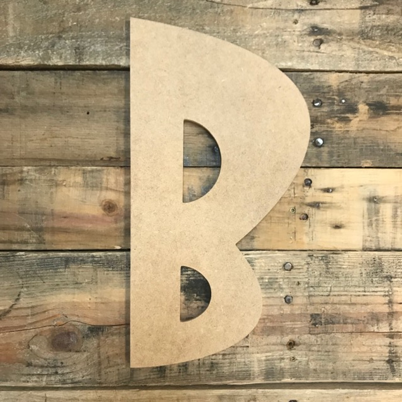 Buy Wooden Letters, Unfinished Wall Decor, Block Font