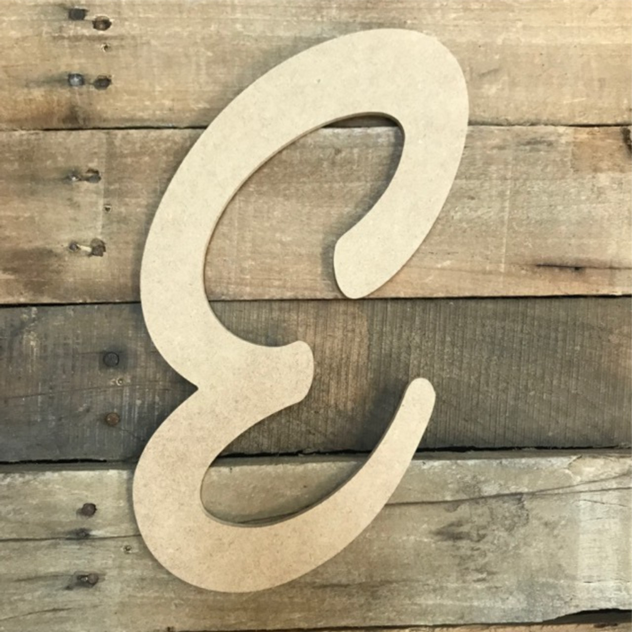 JoePaul's Crafts Curly Wooden Letters - 6 - F - Premium Unfinished Wood  Letters for Wall Decor (6 inch, Letter F)