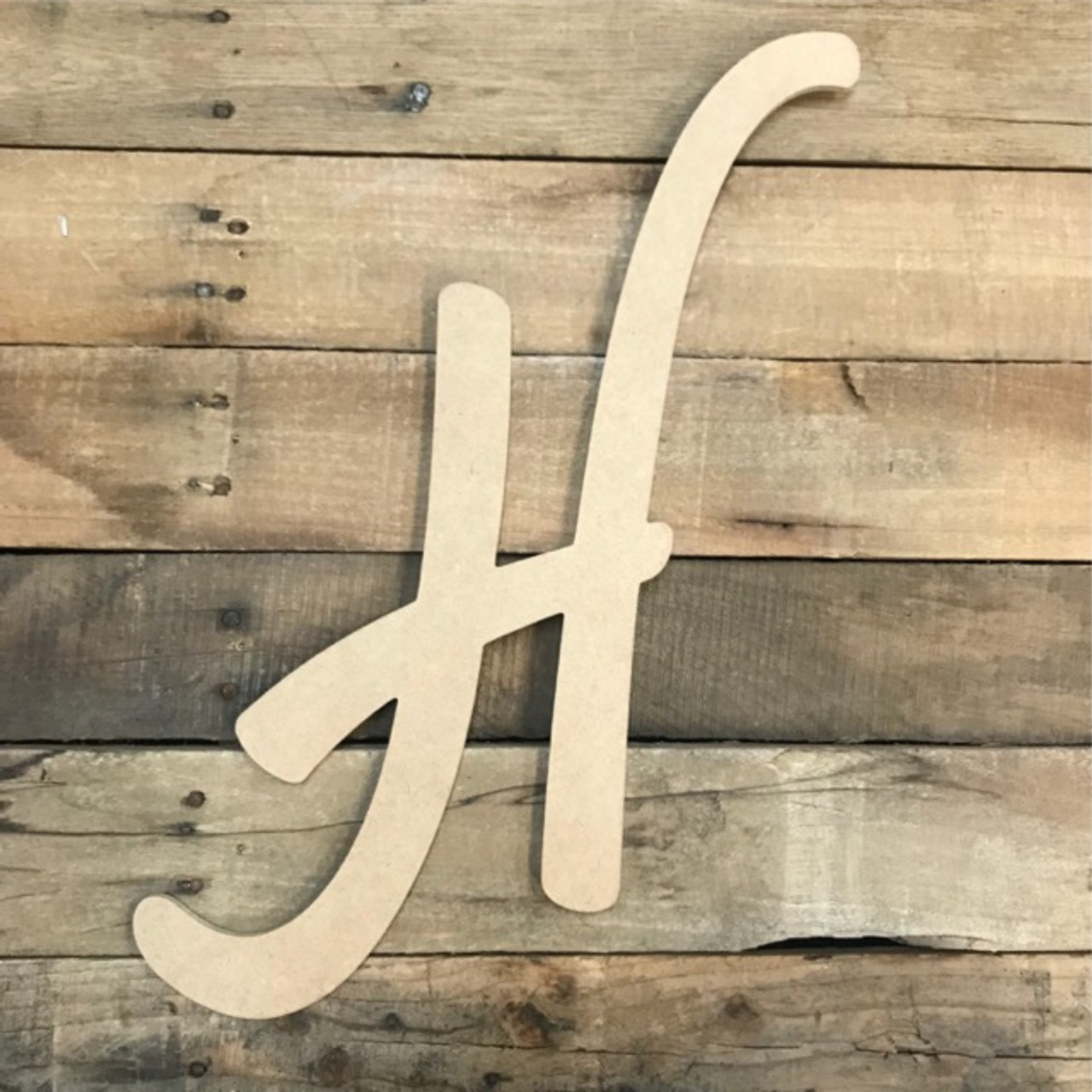 8'' Inch Tall Wood Letters from 1/2 Plywood
