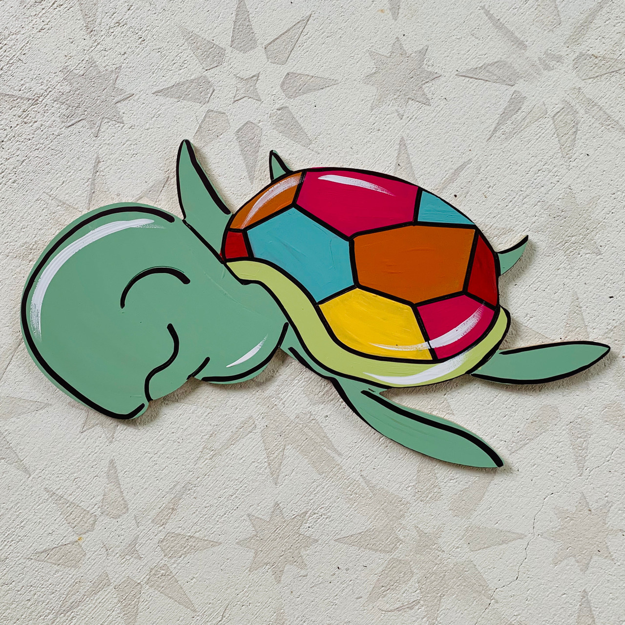 Buy Baby Sea Turtle Cutout, Nautical Craft Shape, Paint by Line