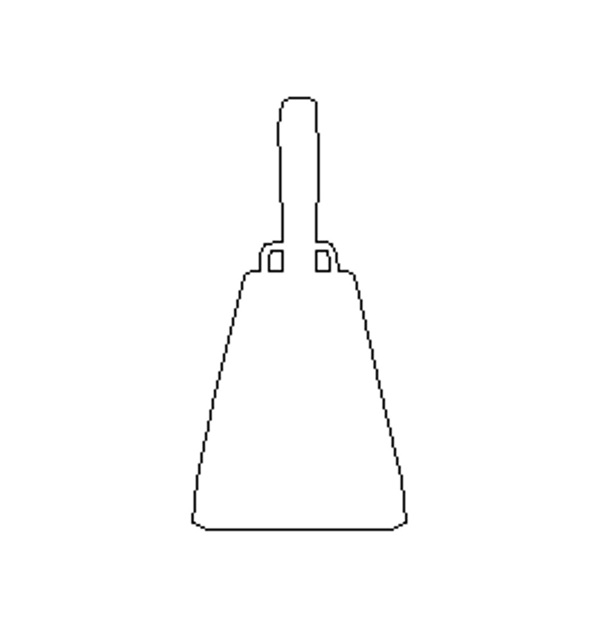 Buy Cowbell Cutout, Farm Shape, Unfinished Paintable Craft