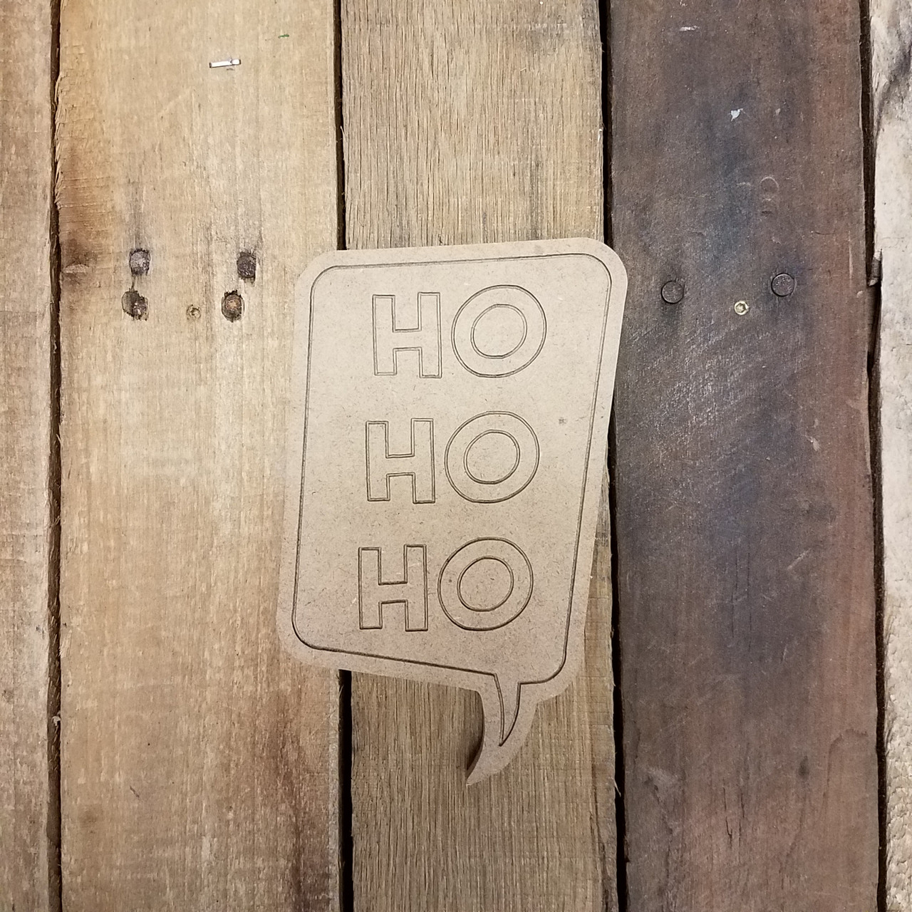 Buy Hohoho Santa Christmas Cutout, Wooden Shiplap Shape, Paint by Line