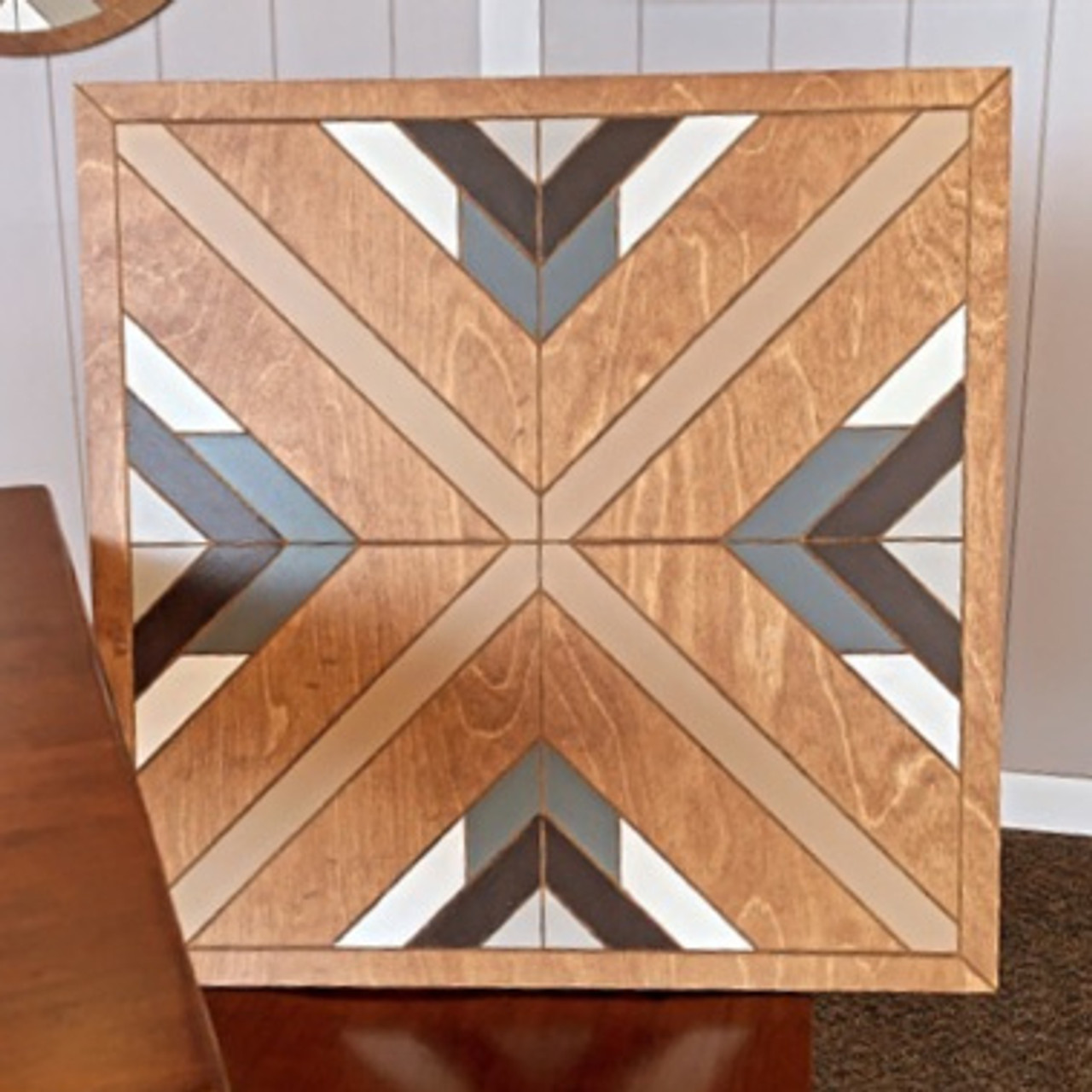 Make these DIY Wood Squares for Wall Decor