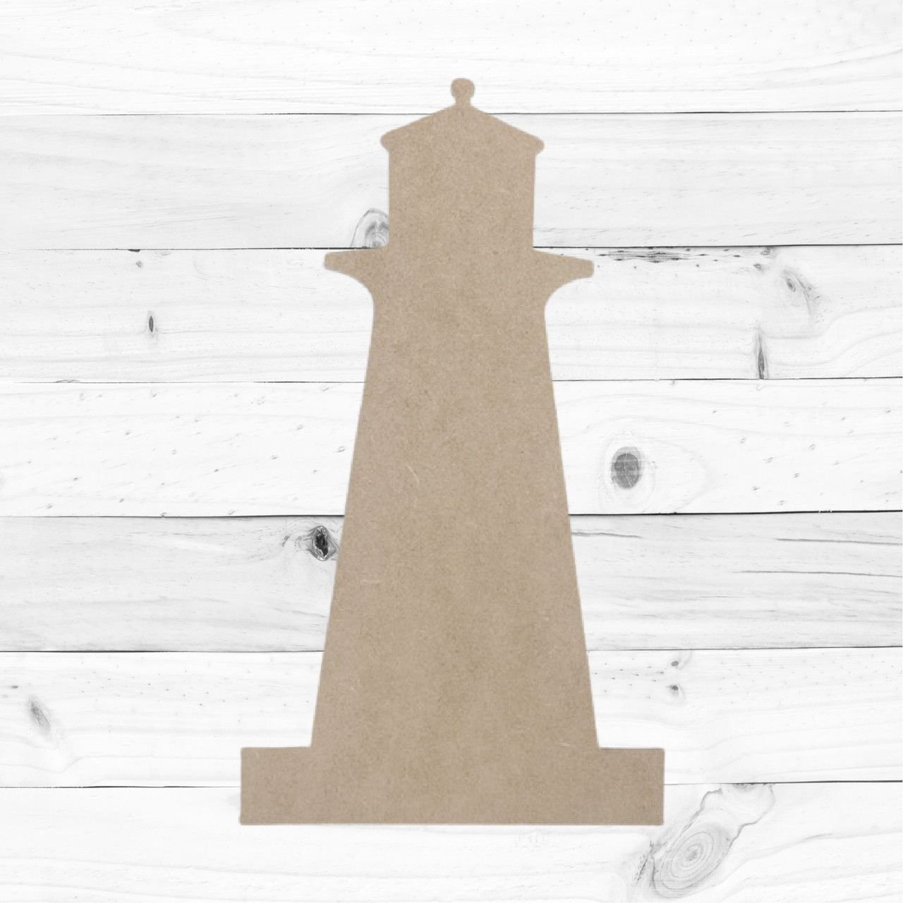 Lighthouse Unfinished Wooden Craft Shape