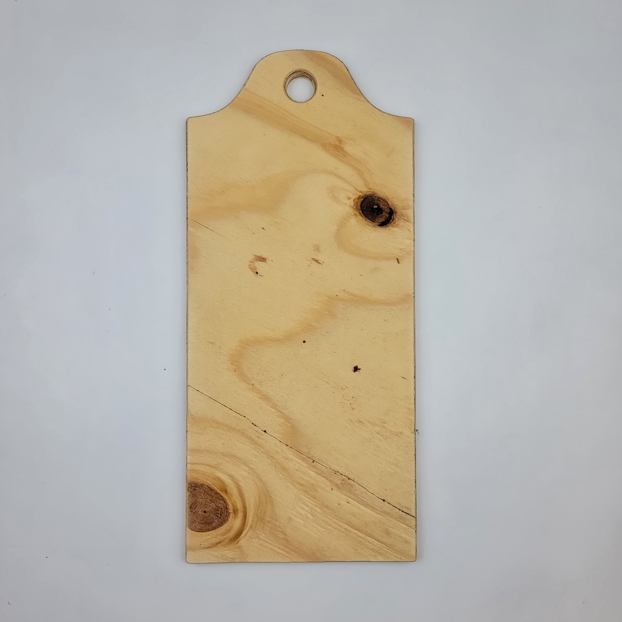 Rounded Rectangle Shape Bread Board Design, Unfinished Wood Cutout