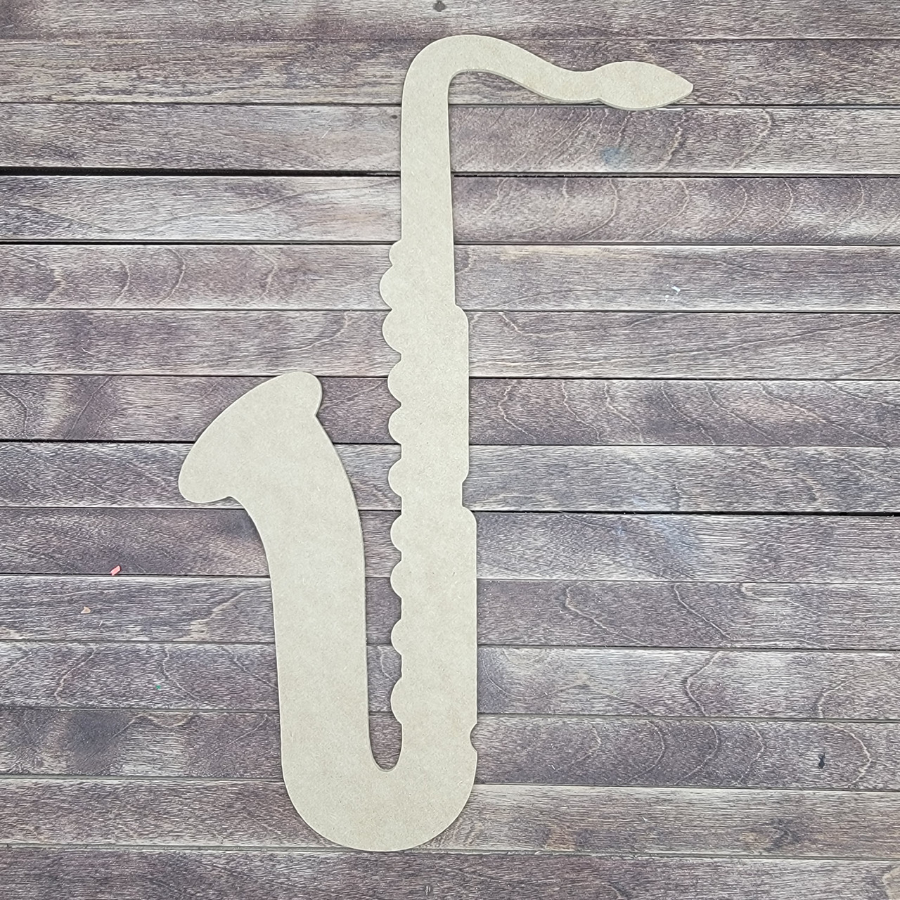 Saxophone Shape Buy Online Wooden Shape Saxophone Paintable MDF Craft Cutout