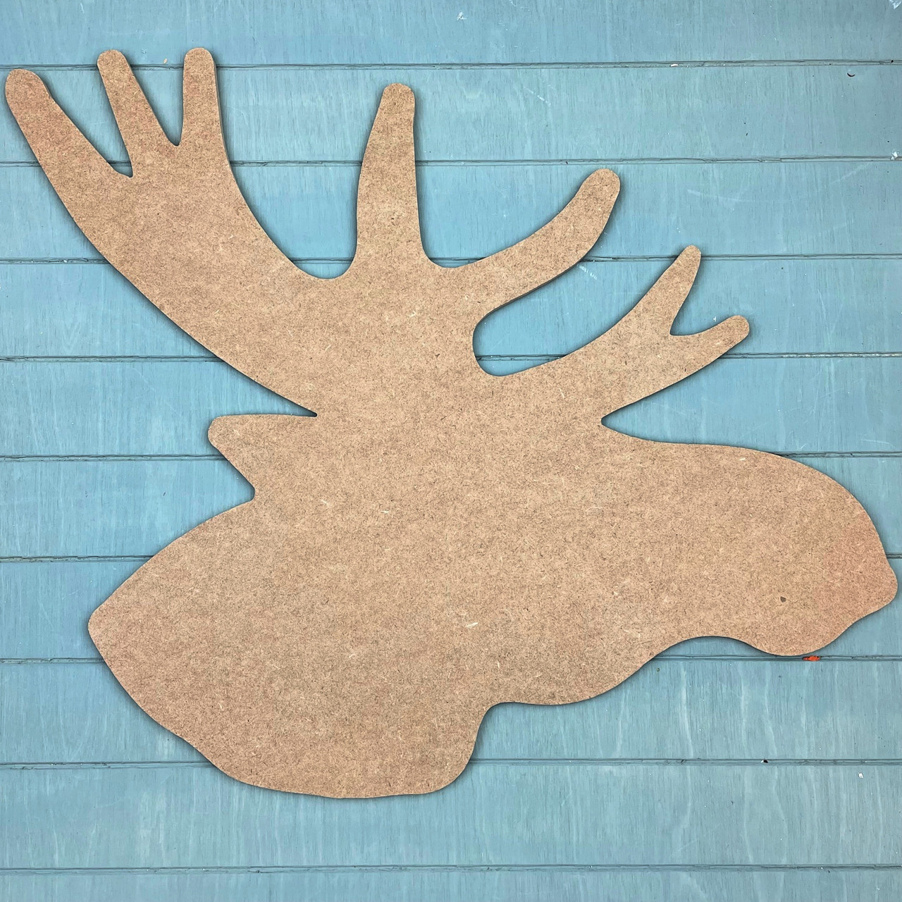 Moose Wood Shape, Wooden Moose Shape Blank, Unfinished Moose Cut out,  Shapes for Crafts DIY Wood Blank, Sign Making, Childrens Signs, Custom