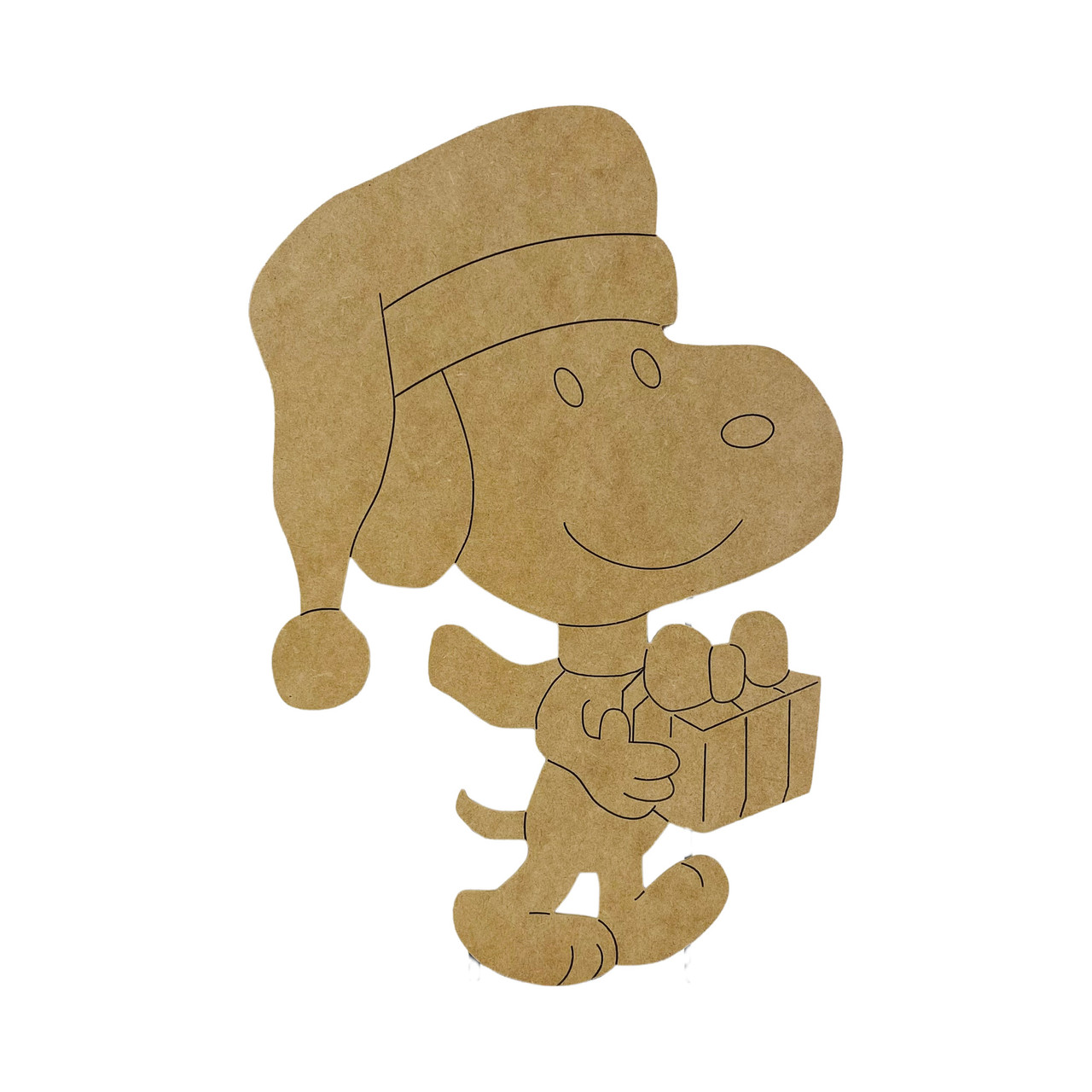 Unfinished Wooden Peanut Shape, Peanut Cutout Shape