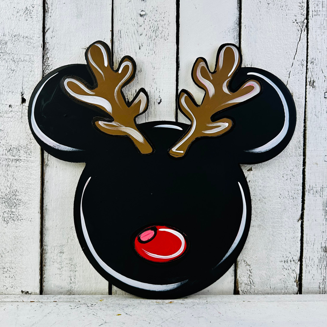 Cute Rudolph Paint By Numbers - Numeral Paint Kit
