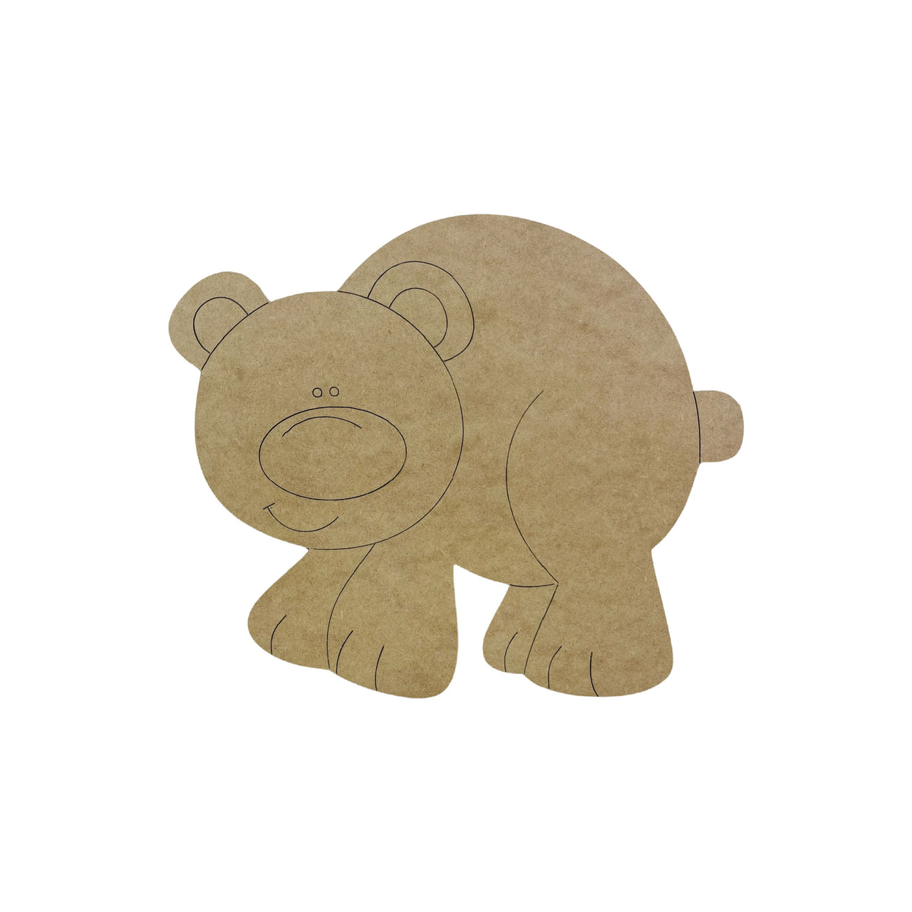 Wooden Bear Craft Shapes – Large Range of Wooden & MDF Craft Blanks