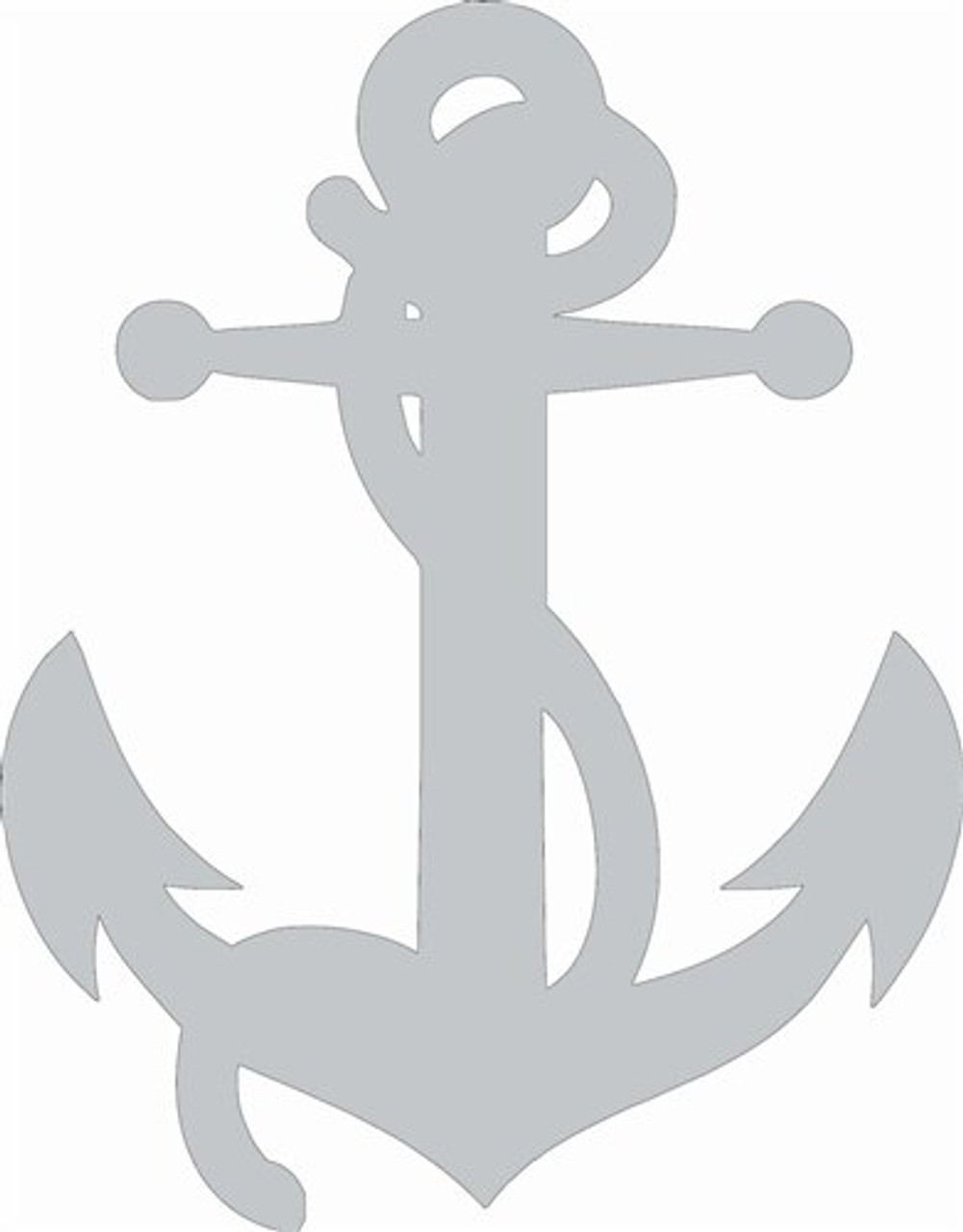 anchor with rope stencil