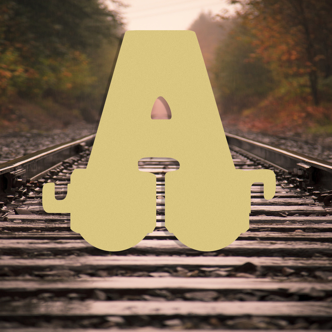 Train Wooden Wall Letters | Unfinished 