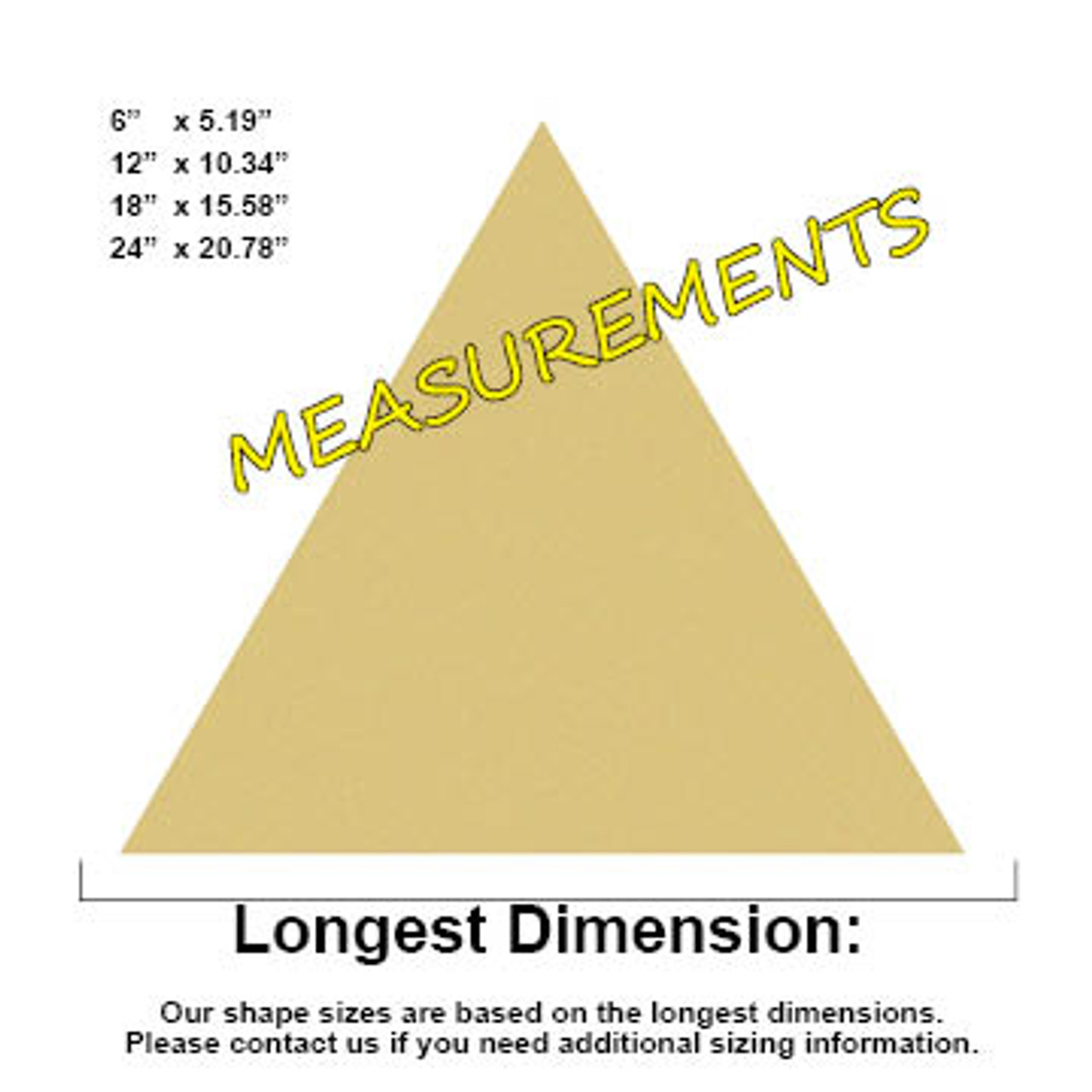 Shop Online Bulk Shapes Triangles