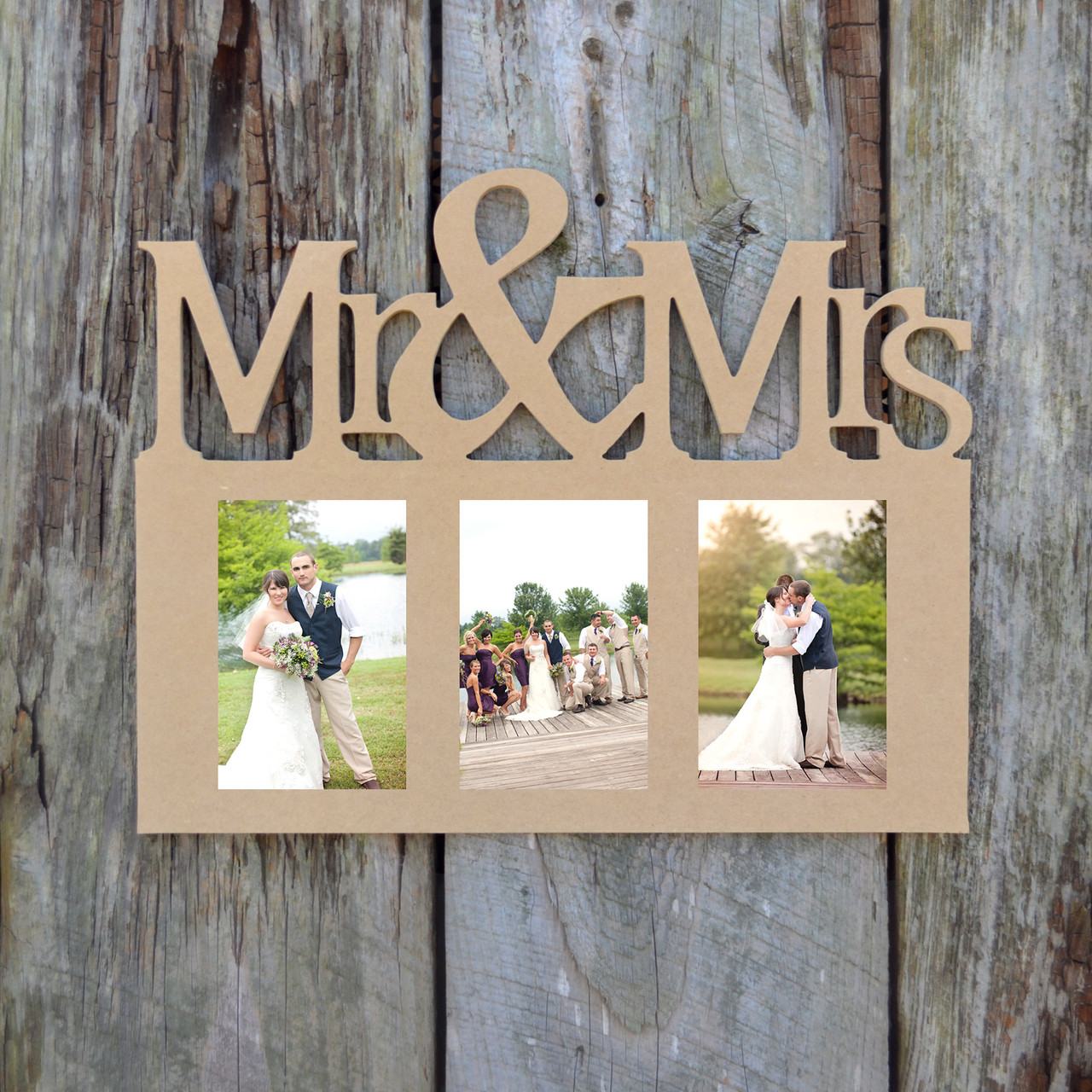 Mr /& Mrs Name Frame Sign Unfinished