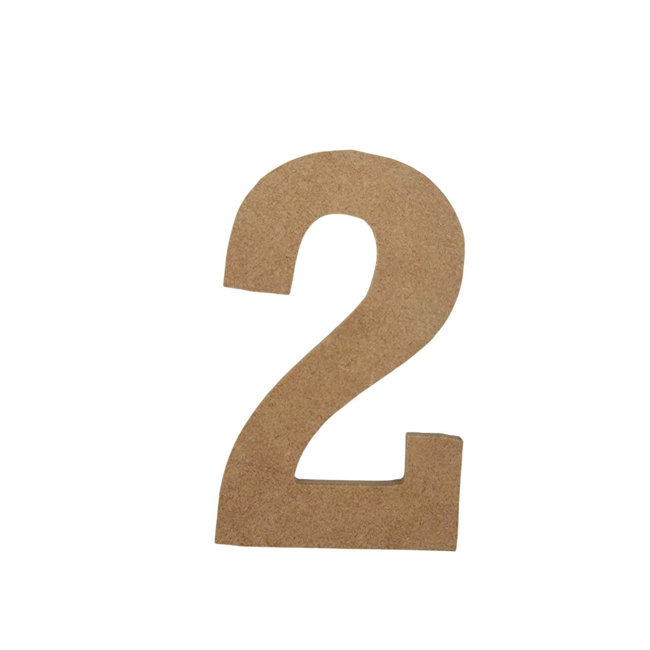 Unfinished Wooden Rockwell Numbers Paint-able Wood Cutout