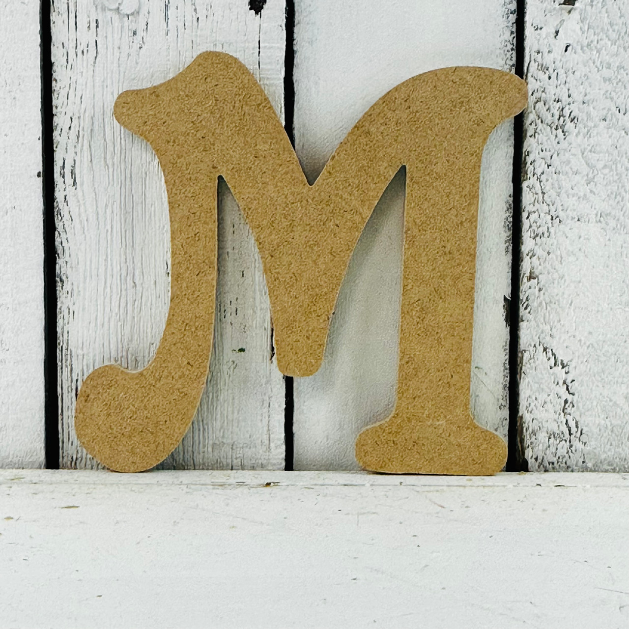 Wood Monogram Gold Accents Alphabet Letters Letter M Crafts Wall