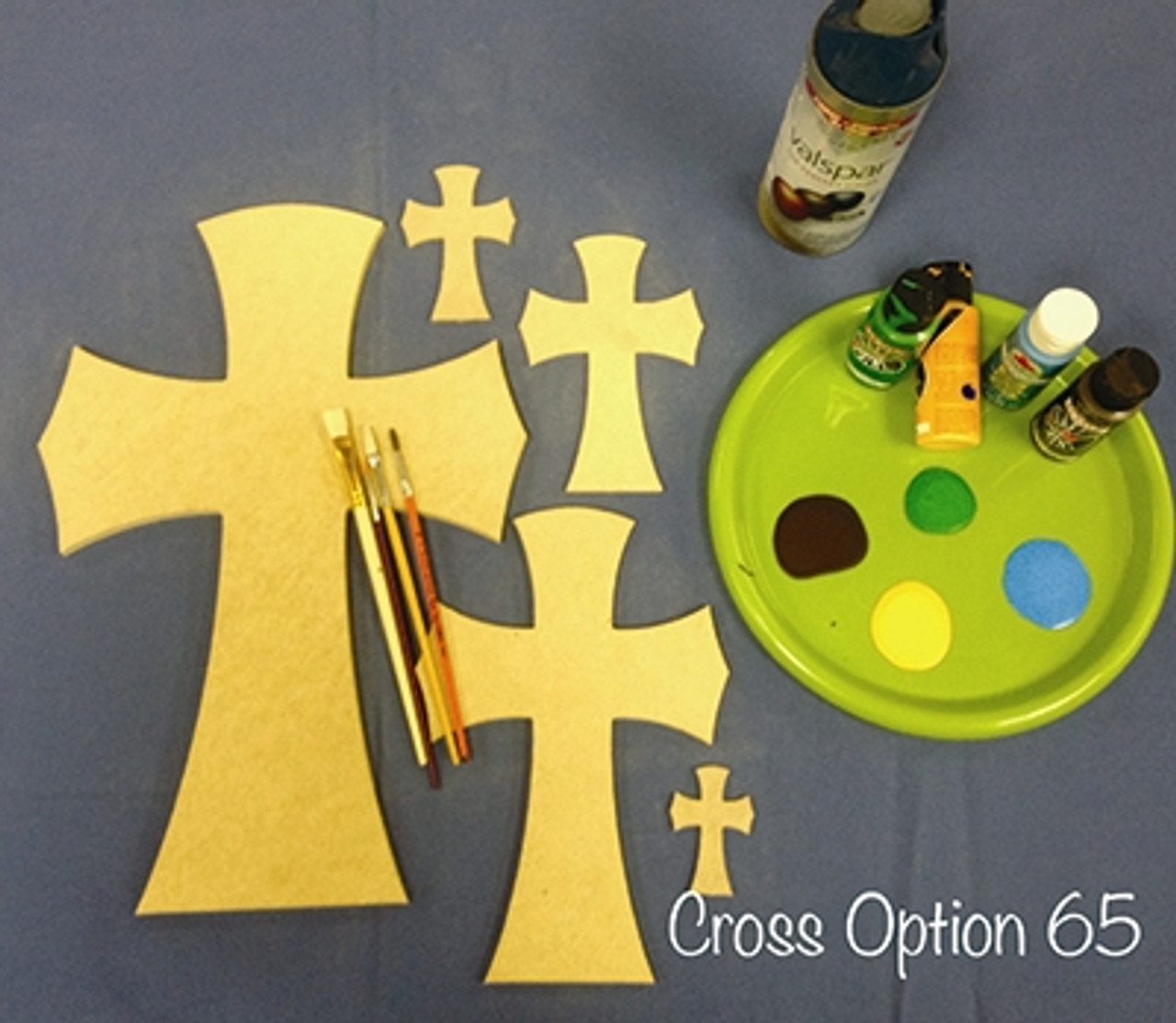 Wood Crosses for Crafts, 22 Wood Cross Cutout, Unfinished (18),  Build-A-Cross