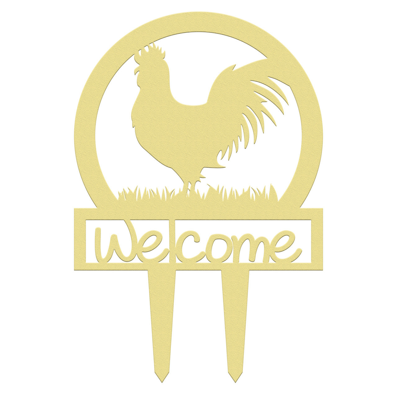 pics Outdoor Wooden Welcome Signs Diy unfinished outdoor welcome diy wooden yard art pattern rooster sportsman sign
