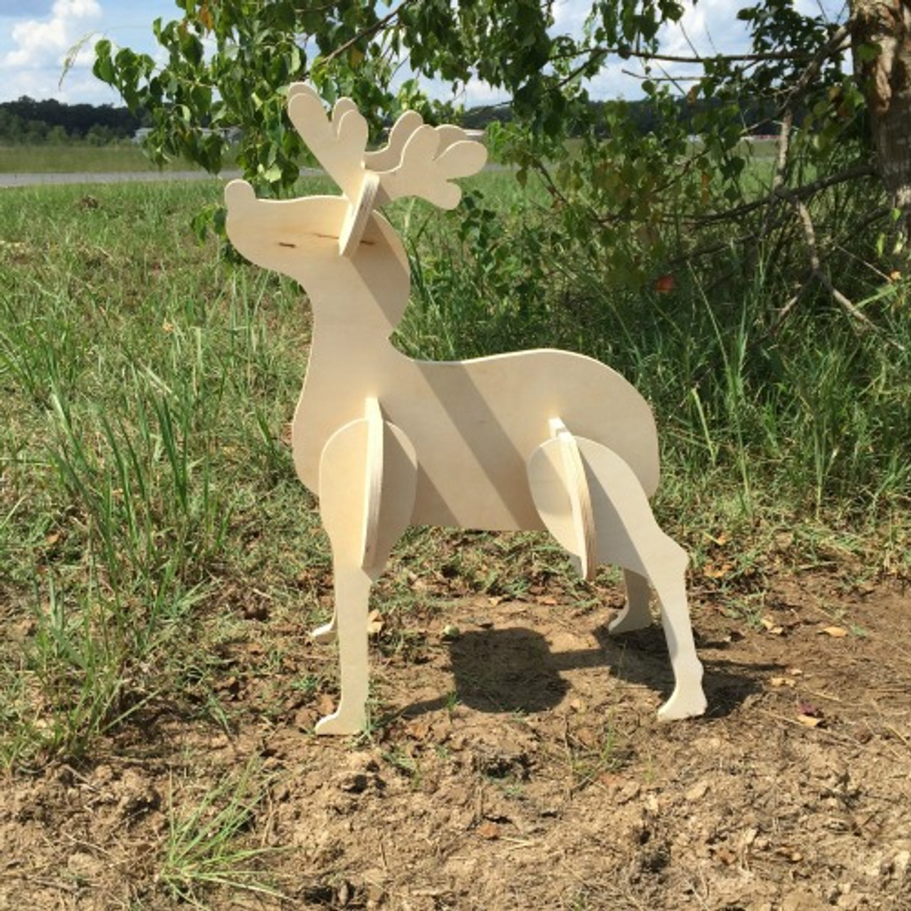 Birch Wood Reindeer