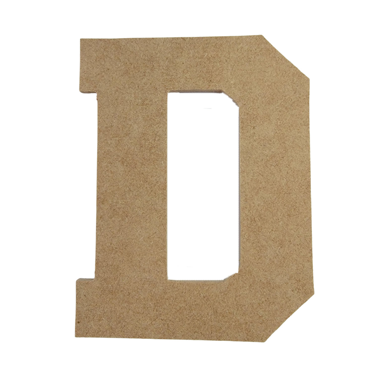 Freestanding Large Cardboard Letter : D