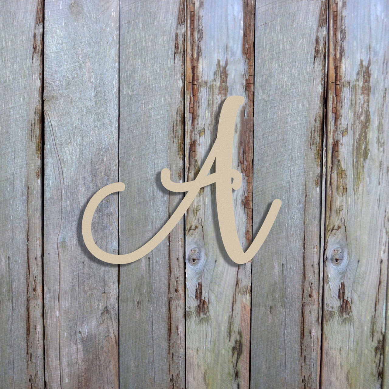 Distressed Barn Wood Letter, Alphabet Wall Decor
