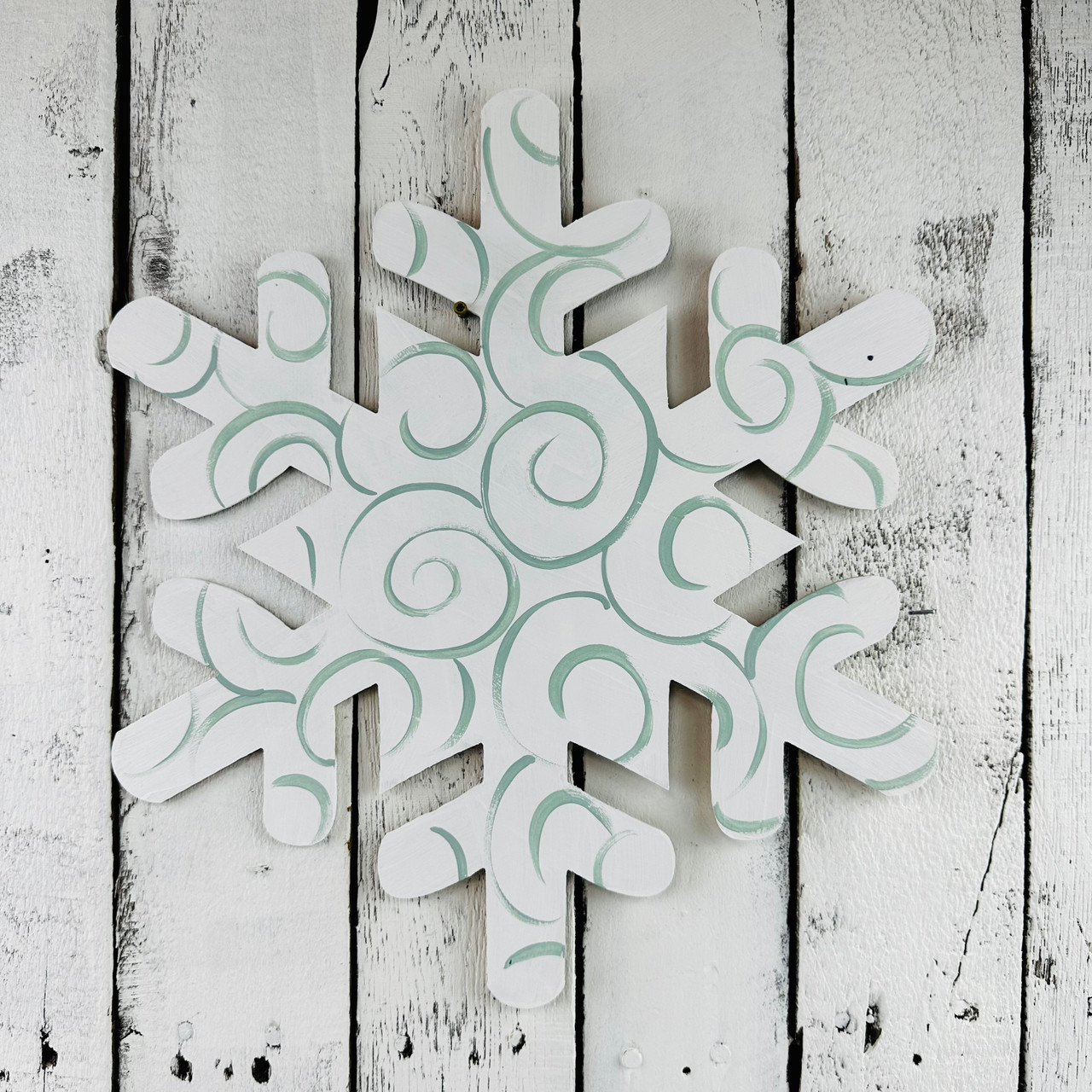 Wood Snowflake Cutouts