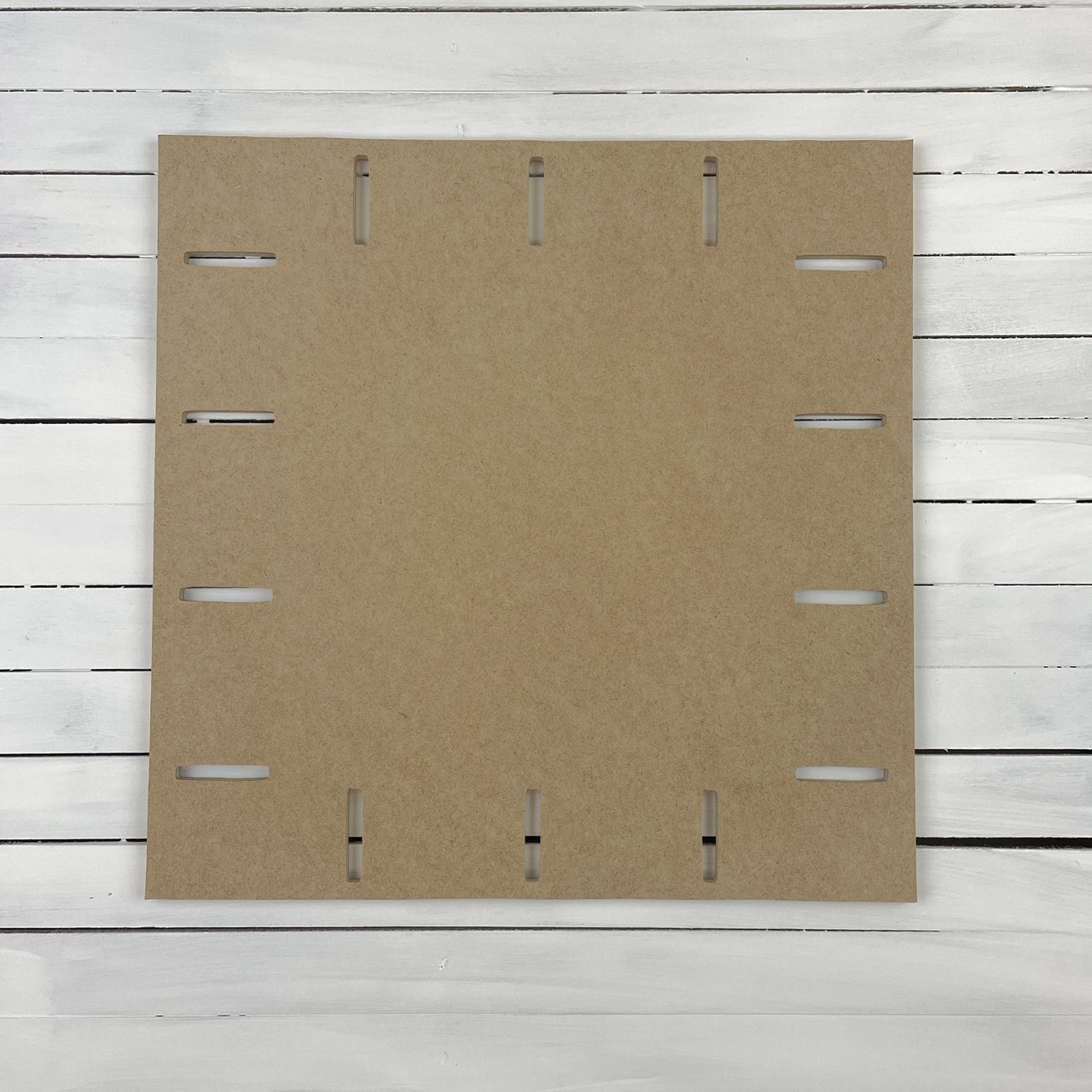 Square Ribbon Weave Unfinished Cutout, Wooden Shape, Paintable Wooden ...