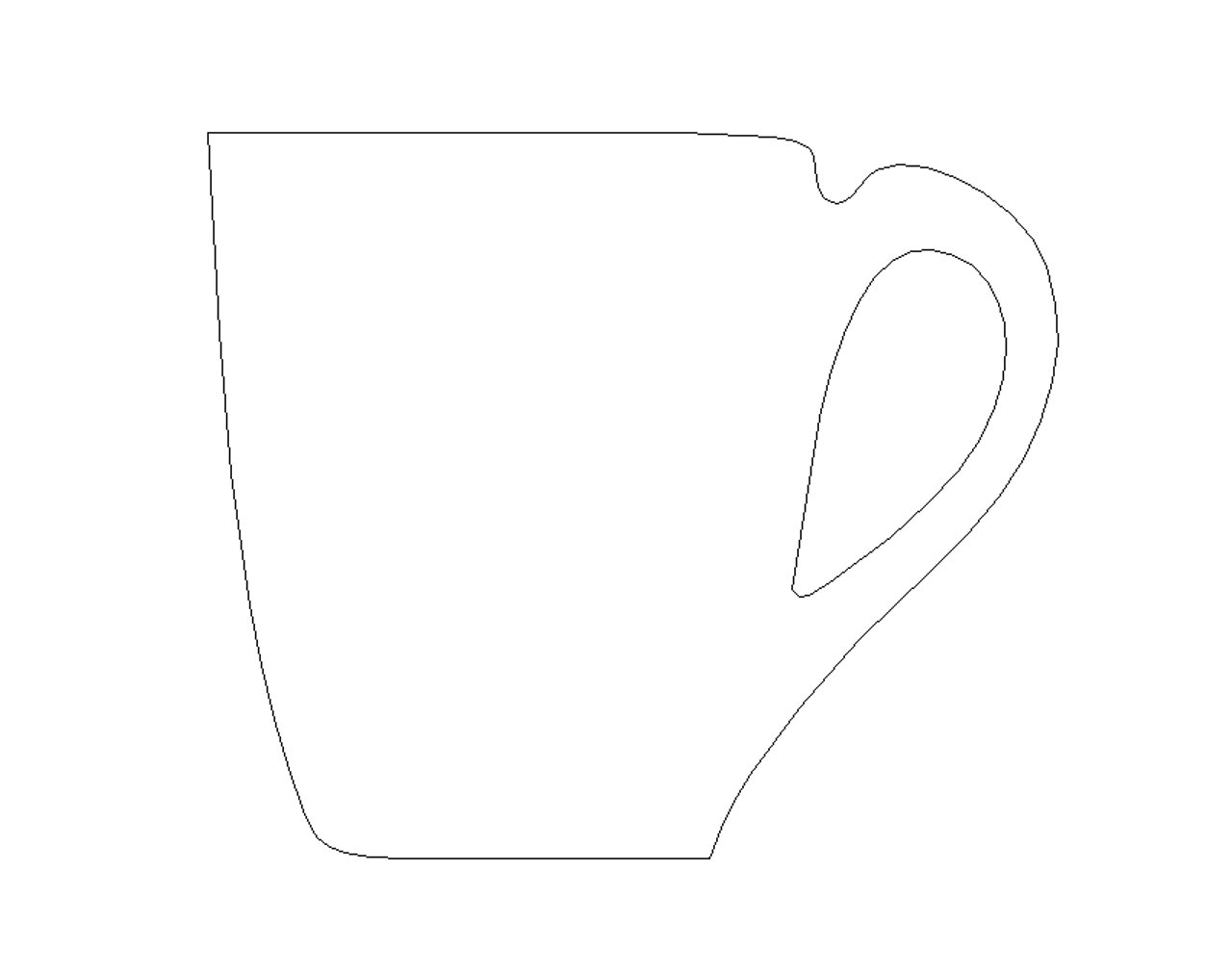 printable coffee mug template