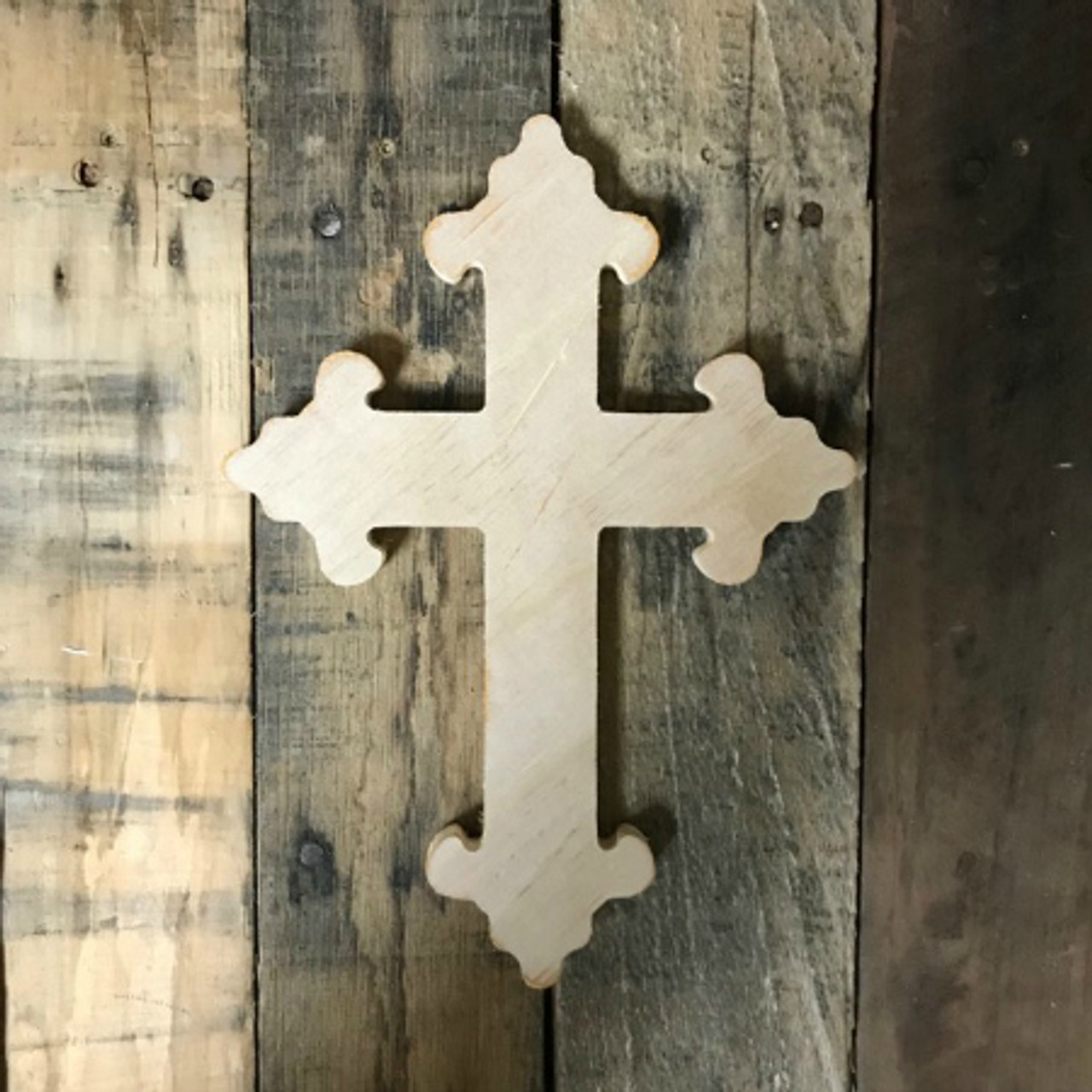 Unpainted Craft Cross, DIY Wooden Crosses, Wall Art Pine (17)