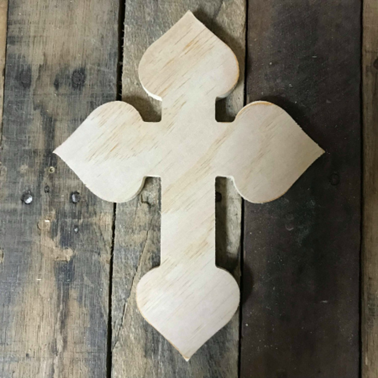 Unpainted Craft Cross, DIY Wooden Crosses, Wall Art Pine (16)