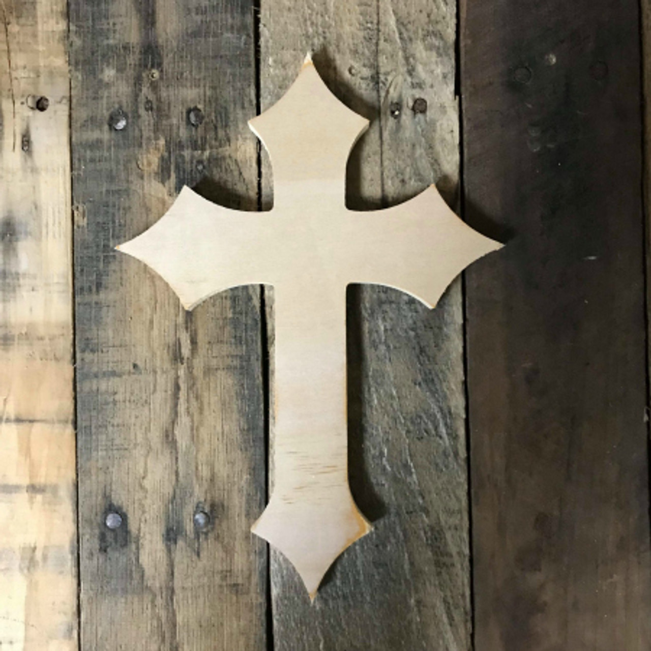 DIY Unfinished Wood Crosses - 12 Pc.