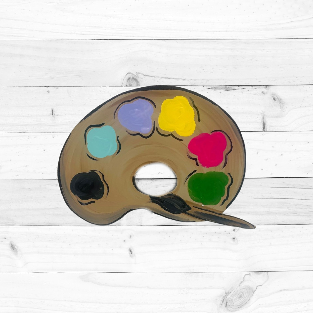 Artist palette 3D model