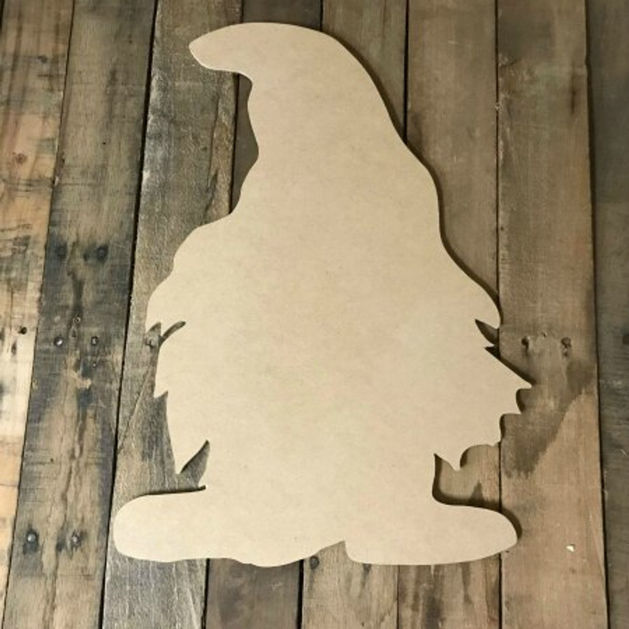 Buy Gnome Statue Wood Cutout, Wooden Shape, Unfinished Craft