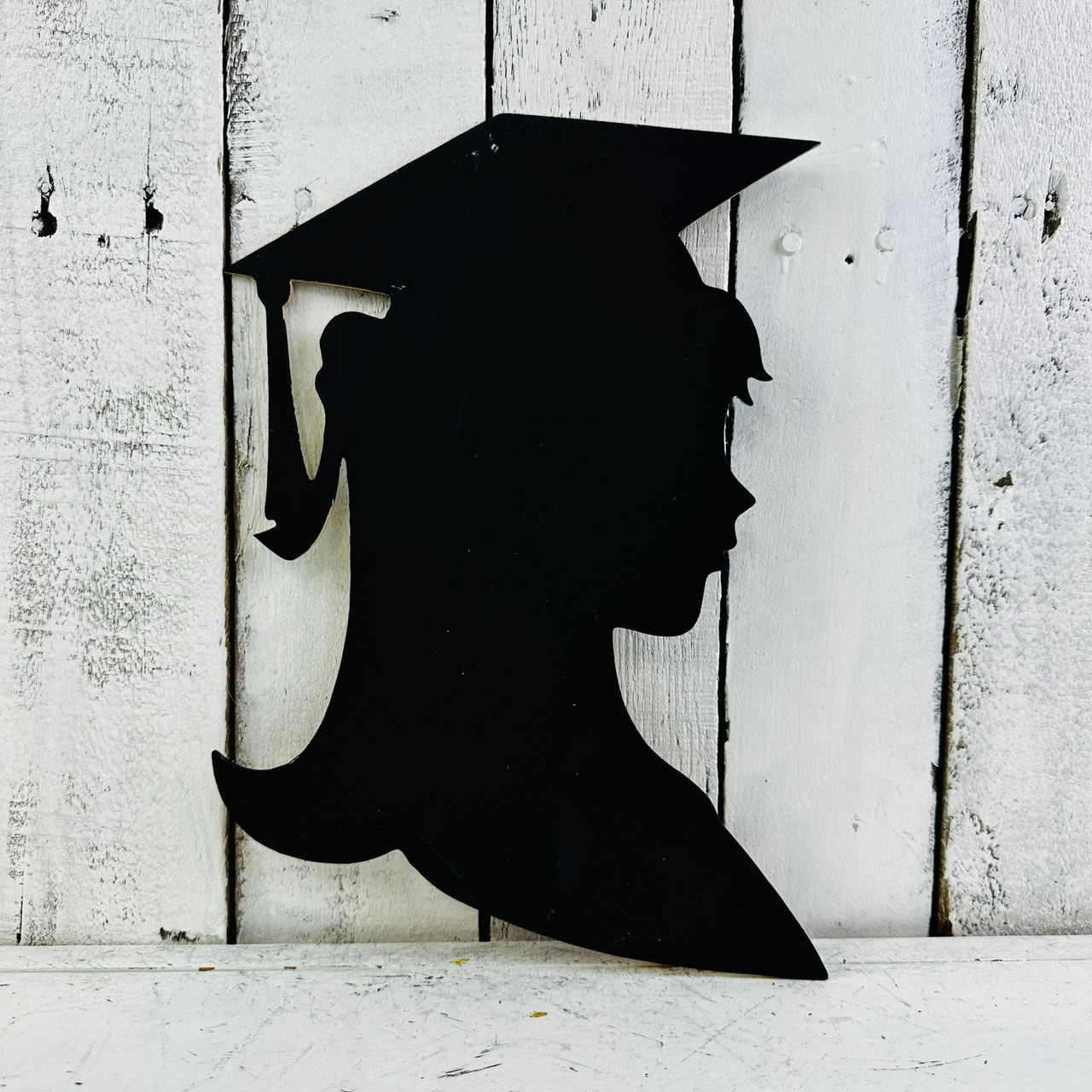 Buy Girl Graduating Craft, Unfinished Wooden Cutout