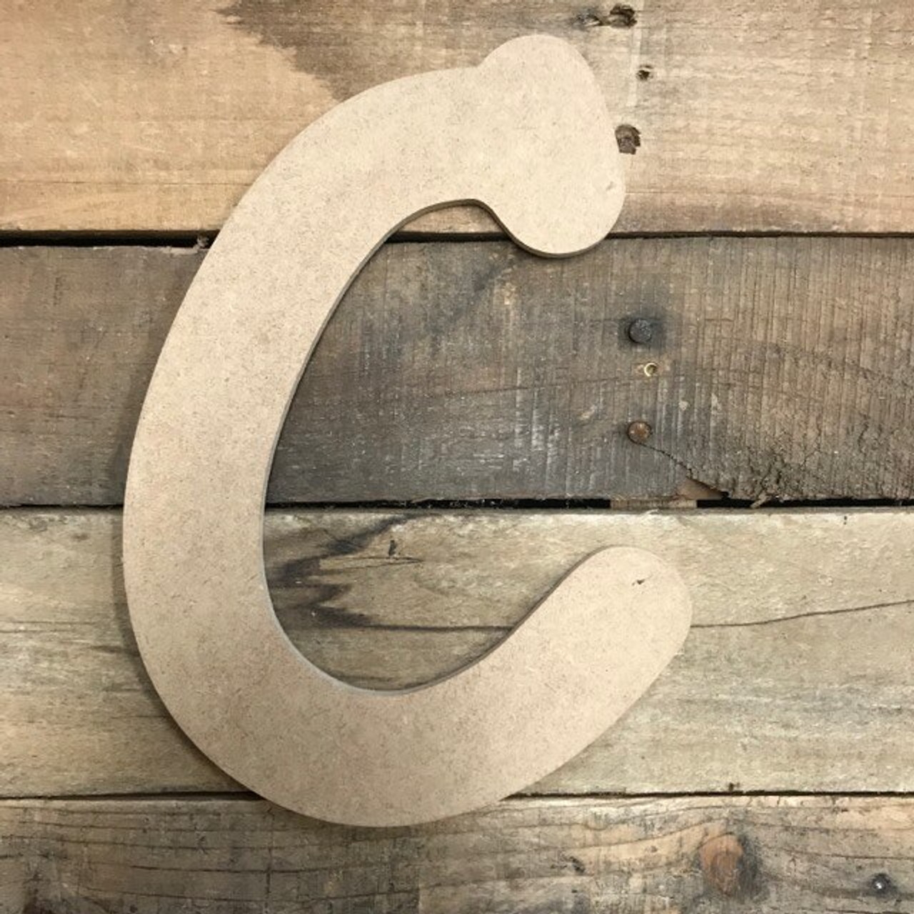 Unfinished Wood Cutout Wooden MDF Letters Wall Decor