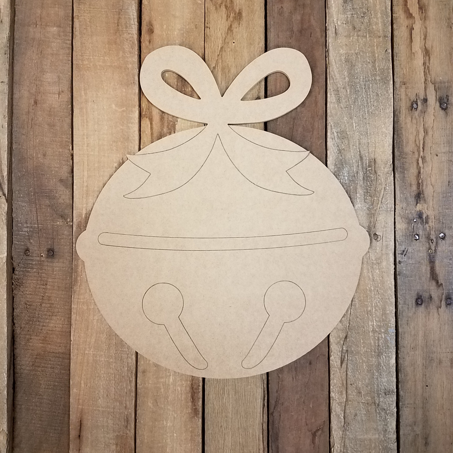 Buy Jingle Bells Word Cutout, Wooden Paintable Alphabet