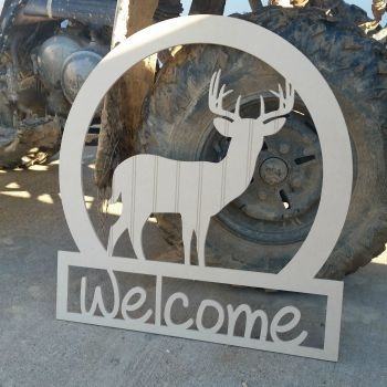 Duck Sportsman Welcome Sign | Unfinished DIY Craft | Build A Cross