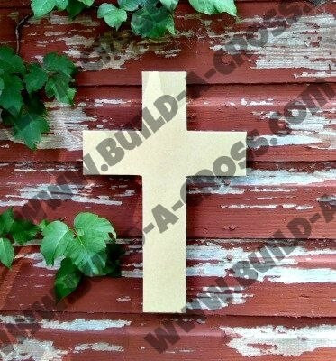 Wooden Cross, Unfinished Wood Crosses, Wall Hanging Craft, Paintable