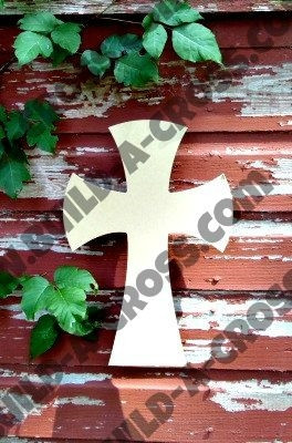 Wooden Cross, Unfinished Wood Crosses, Wall Hanging Craft, Paintable